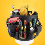 Max Large Capacity Electrician Tool Pouch Organizer Bag Bucket Tool Organizer