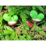 Max 2x Mini Artificial Plants Cute Resin Cactus with Special Can Pot Together