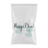 Max 2x Cartoon Artificial Animals, Animal Statue Desk Table Decor Blue Rabbit