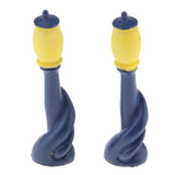 Max 2Pcs Mini Retro Street Lamp Cute Hand-Painted Streetlight for Dollhouse 7