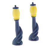 Max 2Pcs Mini Retro Street Lamp Cute Hand-Painted Streetlight for Dollhouse 7