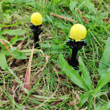 Max 2Pcs Mini Retro Street Lamp Cute Hand-Painted Streetlight for Dollhouse 12