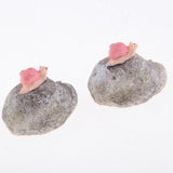 Max Resin Rockery Stone Fairy Garden Ornament Micro Landscape Sakura C 2pcs