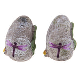 Max Resin Rockery Stone Fairy Garden Ornament Micro Landscape Bamboo 2pcs