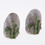 Max Resin Rockery Stone Fairy Garden Ornament Micro Landscape Bamboo 2pcs