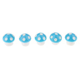 Max 5Pcs Miniature Bonsai Craft Garden Landscape DIY Candy Mushroom Decor Blue