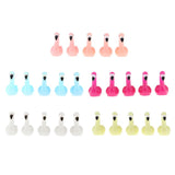 Max 5xMicro Landscape Decor Flamingo Miniature Fairy Garden Ornament Light Pink