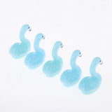 Max 5xMicro Landscape Decor Flamingo Miniature Fairy Garden Ornament Blue