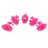 Max 5xMicro Landscape Decor Flamingo Miniature Fairy Garden Ornament Red