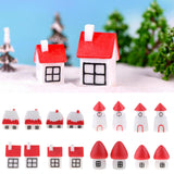 Max 2PCS Mini House Miniature Dollhouse House Garden Accessory Fairy Ornament 1
