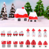 Max 2PCS Mini House Miniature Dollhouse House Garden Accessory Fairy Ornament 1