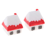 Max 2PCS Mini House Miniature Dollhouse House Garden Accessory Fairy Ornament 1