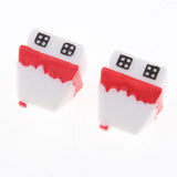 Max 2PCS Mini House Miniature Dollhouse House Garden Accessory Fairy Ornament 1