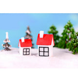 Max 2PCS Mini House Miniature Dollhouse House Garden Accessory Fairy Ornament 6