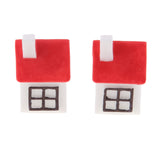 Max 2PCS Mini House Miniature Dollhouse House Garden Accessory Fairy Ornament 6