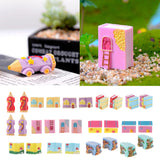 Max 2Pcs Cute Miniature Fairy Garden Ornaments Decor DIY Princess Castle A