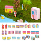 Max 2Pcs Cute Miniature Fairy Garden Ornaments Decor DIY Princess Castle A