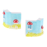 Max 2Pcs Cute Miniature Fairy Garden Ornaments Decor DIY Town Impression B