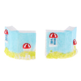 Max 2Pcs Cute Miniature Fairy Garden Ornaments Decor DIY Town Impression B