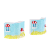 Max 2Pcs Cute Miniature Fairy Garden Ornaments Decor DIY Town Impression B