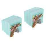 Max 2Pcs Cute Miniature Fairy Garden Ornaments Decor DIY Cherry Tree House B