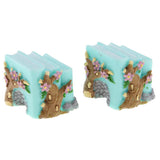 Max 2Pcs Cute Miniature Fairy Garden Ornaments Decor DIY Cherry Tree House B