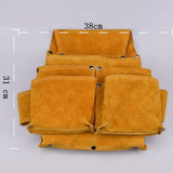 Max Multi Pocket Electrician DUTY Waist Tool Belt Bag DIY Pouch Carpenter-Yellow