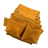 Max Multi Pocket Electrician DUTY Waist Tool Belt Bag DIY Pouch Carpenter-Yellow