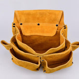 Max Multi Pocket Electrician DUTY Waist Tool Belt Bag DIY Pouch Carpenter-Yellow
