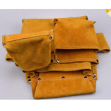 Max Multi Pocket Electrician DUTY Waist Tool Belt Bag DIY Pouch Carpenter-Yellow