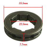 Maxbell Clutch Drum Assembly 3/8'' 7 Tooth Clutch Drum Sprocket Rim Kit For Hus 1 66 266 268 272 268XP 272XP