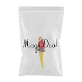 Max Resin Craft Realistic Parrot Birds Ornament Plant Hanging Look Left Red