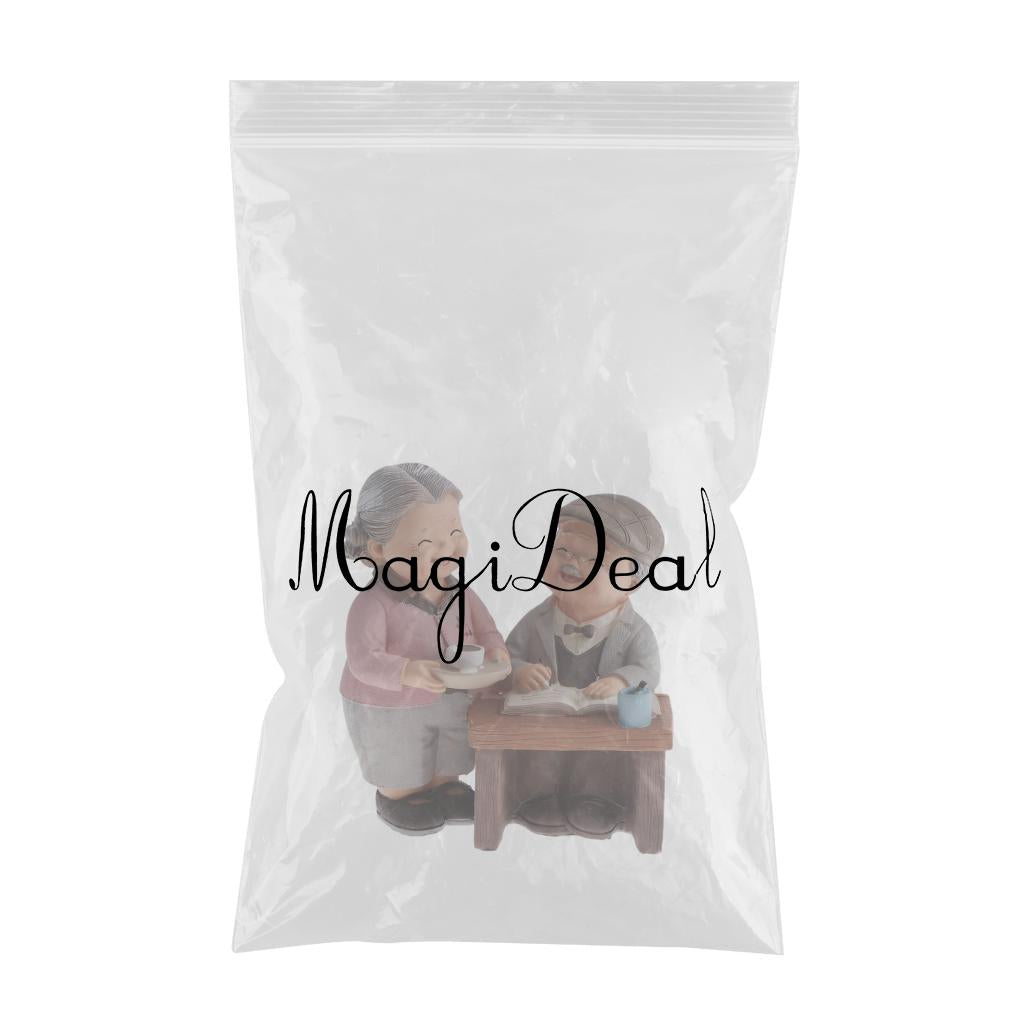 Max Lover Couple Fairy Doll House Miniatures Landscape Drinking Tea