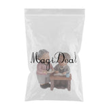 Max Lover Couple Fairy Doll House Miniatures Landscape Drinking Tea