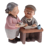 Max Lover Couple Fairy Doll House Miniatures Landscape Drinking Tea