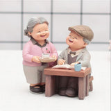 Max Lover Couple Fairy Doll House Miniatures Landscape Drinking Tea