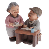 Max Lover Couple Fairy Doll House Miniatures Landscape Drinking Tea