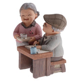 Max Lover Couple Fairy Doll House Miniatures Landscape Drinking Tea