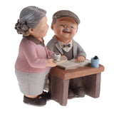 Max Lover Couple Fairy Doll House Miniatures Landscape Drinking Tea