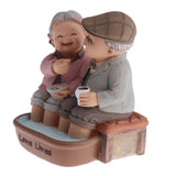 Max Lover Couple Fairy Doll House Miniatures Landscape Footbath