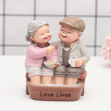 Max Lover Couple Fairy Doll House Miniatures Landscape Footbath