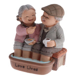 Max Lover Couple Fairy Doll House Miniatures Landscape Footbath