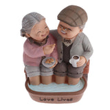 Max Lover Couple Fairy Doll House Miniatures Landscape Footbath