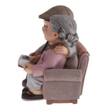 Max Lover Couple Fairy Doll House Miniatures Landscape Looking at the Photo