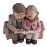 Max Lover Couple Fairy Doll House Miniatures Landscape Looking at the Photo