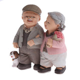 Max Lover Couple Fairy Doll House Miniatures Landscape Leading Dog