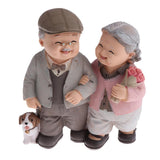 Max Lover Couple Fairy Doll House Miniatures Landscape Leading Dog