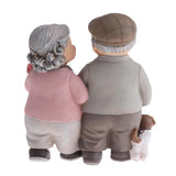 Max Lover Couple Fairy Doll House Miniatures Landscape Leading Dog