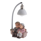 Max Lover Couple Fairy Doll House Miniatures Landscape With a Cat