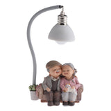 Max Lover Couple Fairy Doll House Miniatures Landscape With a Cat
